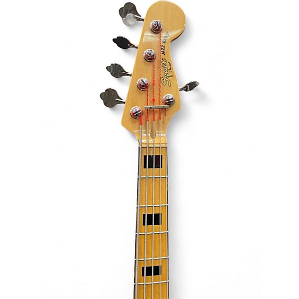 Used Squier classic vibe 70s jazz bass v Natural Electric Bass Guitar
