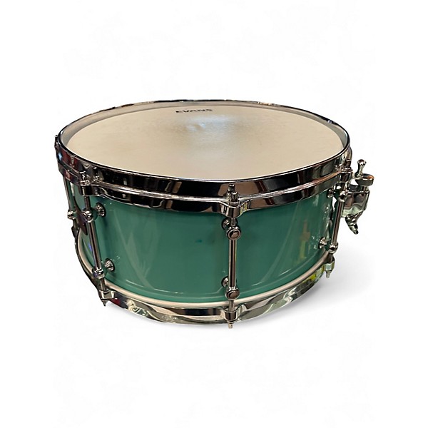 Used TAMA 14X6 SLP Fat Spruce Turquoise Drum