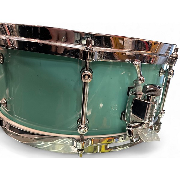 Used TAMA 14X6 SLP Fat Spruce Turquoise Drum