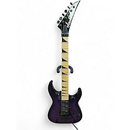 Used Jackson JS34Q Dinky Purple Solid Body Electric Guitar