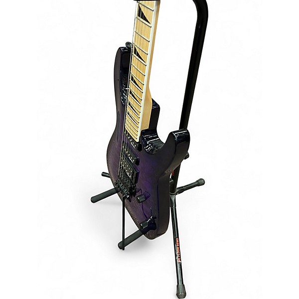 Used Jackson JS34Q Dinky Purple Solid Body Electric Guitar