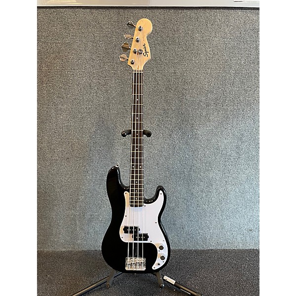 Used Squier Mini P Black Electric Bass Guitar