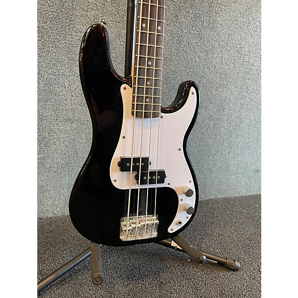 Used Squier Mini P Black Electric Bass Guitar