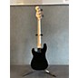 Used Squier Mini P Black Electric Bass Guitar