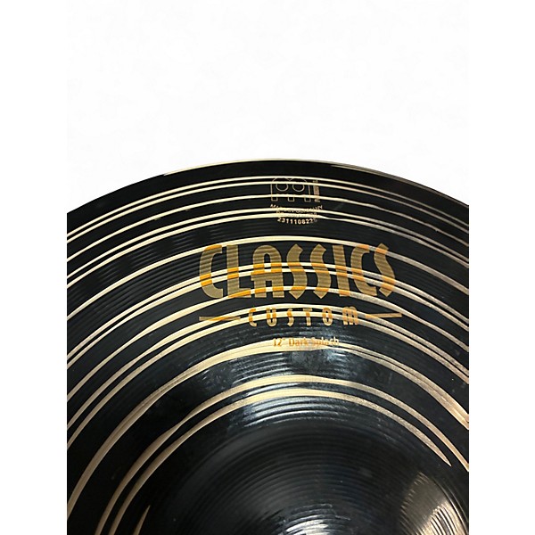 Used MEINL 10in CLASSIC CUSTOM DARK SPLASH Cymbal