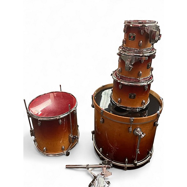 Used Gretsch Drums 5 Piece Catalina Maple 2 Color Sunburst Drum Kit