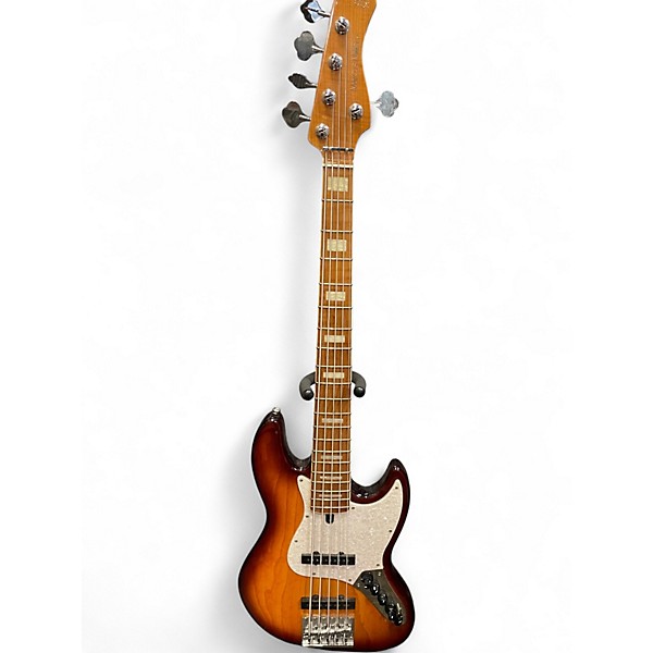 Used Sire Marcus Miller V7 Swamp Ash 5 String Tobacco Sunburst Electric Bass Guitar