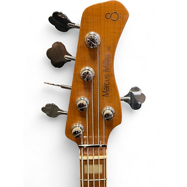 Used Sire Marcus Miller V7 Swamp Ash 5 String Tobacco Sunburst Electric Bass Guitar