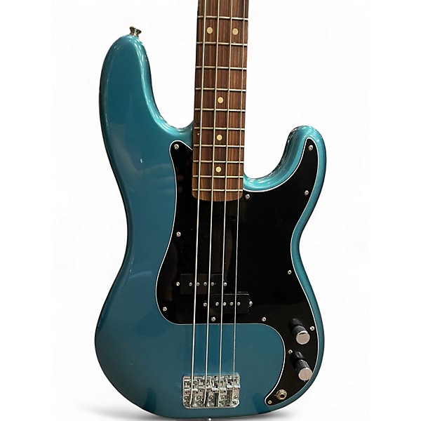 Used Fender Player Precision Bass Present Tidepool Electric Bass Guitar