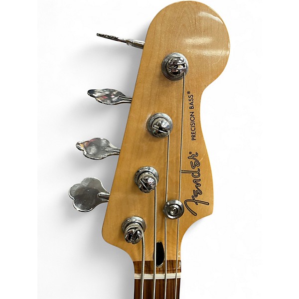 Used Fender Player Precision Bass Present Tidepool Electric Bass Guitar