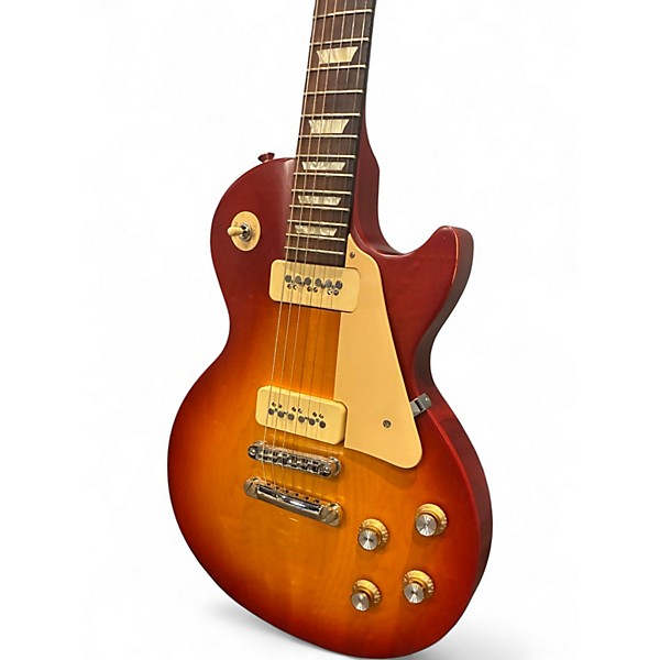 Used Gibson 1960S Tribute Les Paul Studio Cherry Sunburst Solid Body Electric Guitar