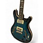 Used PRS SE Hollowbody II Piezo Peacock blue Hollow Body Electric Guitar