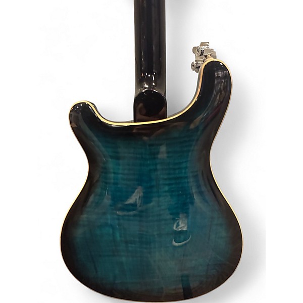 Used PRS SE Hollowbody II Piezo Peacock blue Hollow Body Electric Guitar
