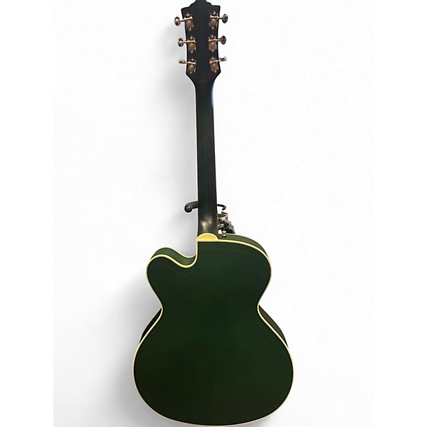 Used Guild X175B-B SPC II Green Hollow Body Electric Guitar