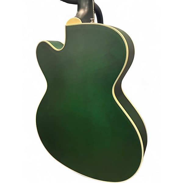 Used Guild X175B-B SPC II Green Hollow Body Electric Guitar