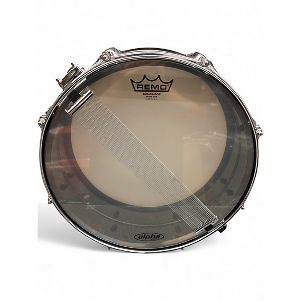Used TAMA 14X5.5 Rockstar Series Snare Black Nickel Drum