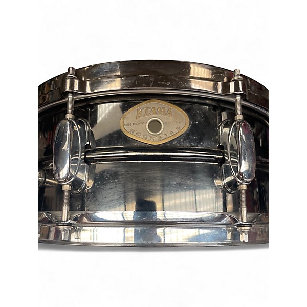 Used TAMA 14X5.5 Rockstar Series Snare Black Nickel Drum