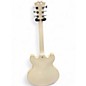 Used D'Angelico DAPDCCMPCTCB Pearl White Hollow Body Electric Guitar