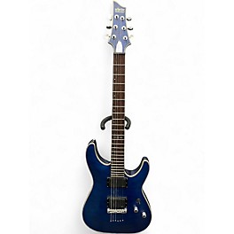 Used Schecter Guitar Research C-1 PLATINUM SATIN BLUE Solid Body Electric Guitar