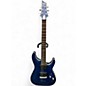 Used Schecter Guitar Research C-1 PLATINUM SATIN BLUE Solid Body Electric Guitar thumbnail