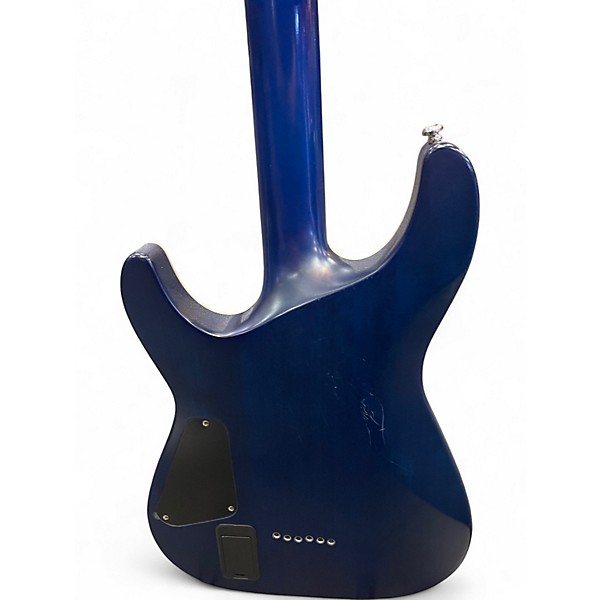Used Schecter Guitar Research C-1 PLATINUM SATIN BLUE Solid Body Electric Guitar