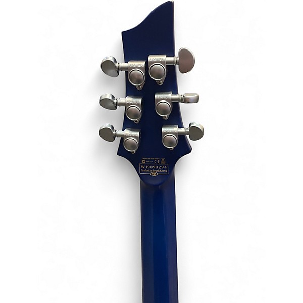 Used Schecter Guitar Research C-1 PLATINUM SATIN BLUE Solid Body Electric Guitar