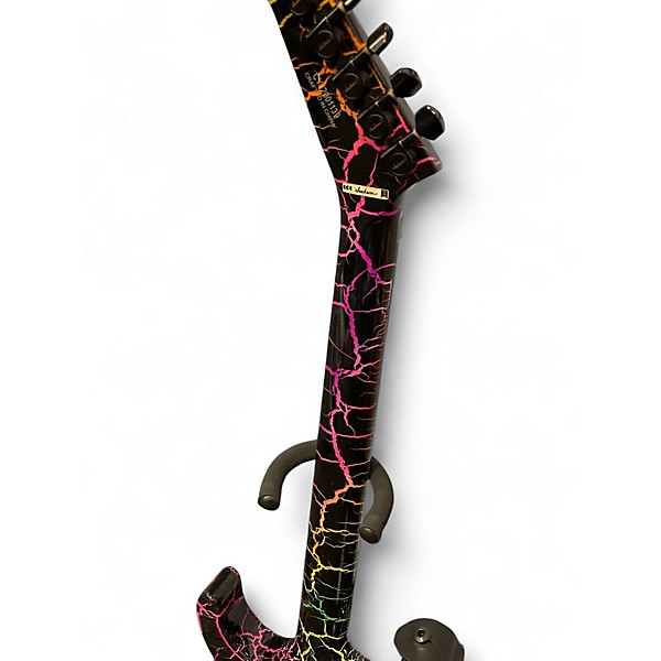 Used Jackson Pro Series Soloist Rainbow Crackle Solid Body Electric Guitar