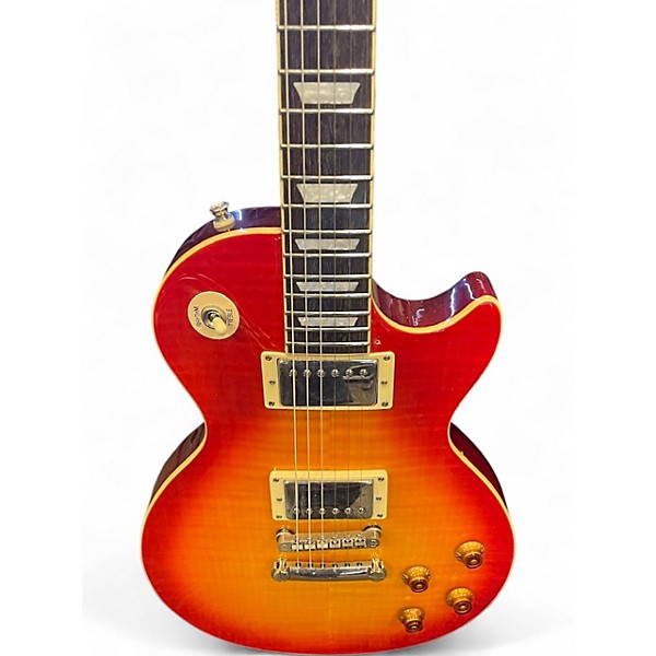 Used Epiphone Les Paul Standard Pro Cherry Sunburst Solid Body Electric Guitar