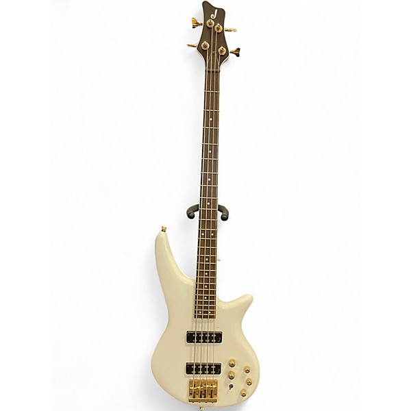 Used Jackson ICJ Alpine White Electric Bass Guitar