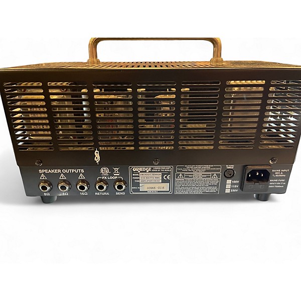 Used Orange Amplifiers TT15JR Jim Root Number 4 Signature 15W Tube Guitar Amp Head