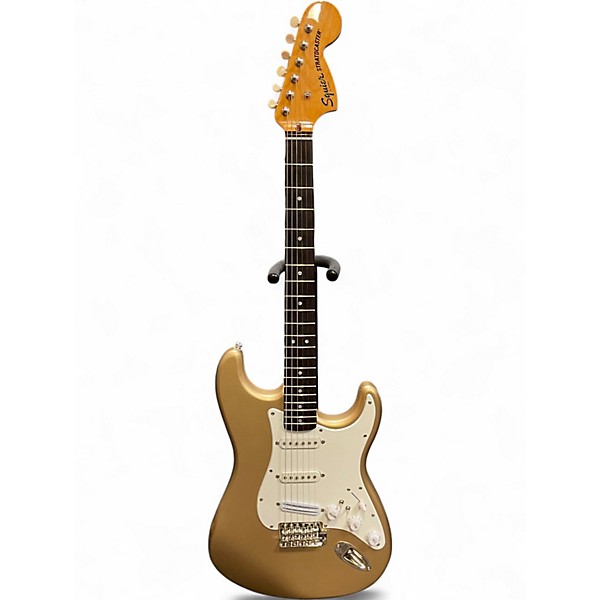 Used Squier Classic Vibe 1960S Stratocaster Antique Gold Solid Body Electric Guitar