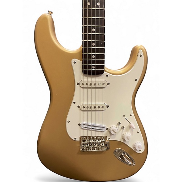Used Squier Classic Vibe 1960S Stratocaster Antique Gold Solid Body Electric Guitar