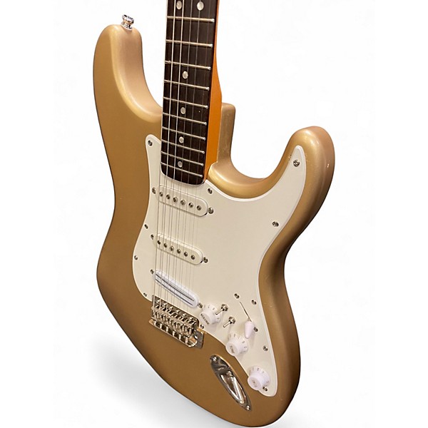 Used Squier Classic Vibe 1960S Stratocaster Antique Gold Solid Body Electric Guitar