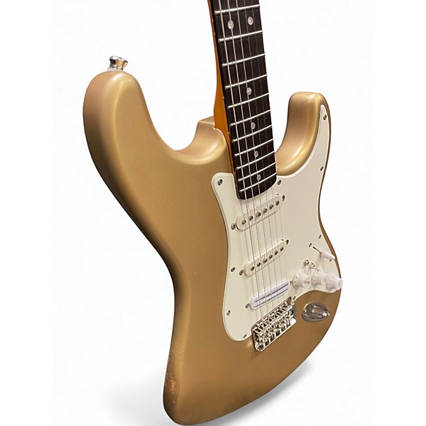Used Squier Classic Vibe 1960S Stratocaster Antique Gold Solid Body Electric Guitar