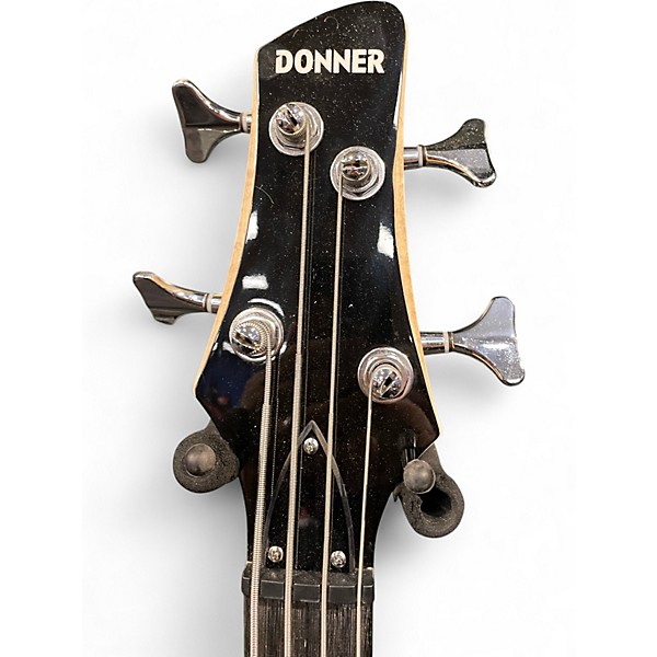 Used Donner DPJ100 Black Electric Bass Guitar