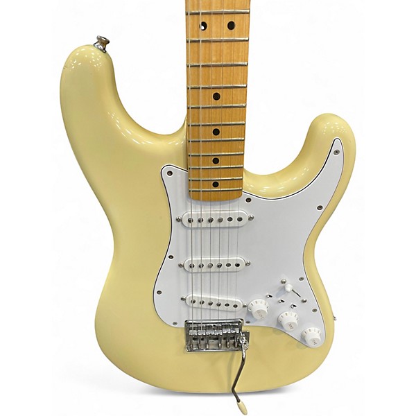 Used 1983 Fender Dan Smith Era Cream Solid Body Electric Guitar