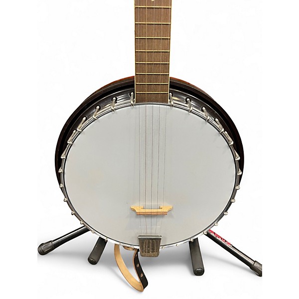 Vintage 1960s Harmony Folk Banjo Natural Banjo