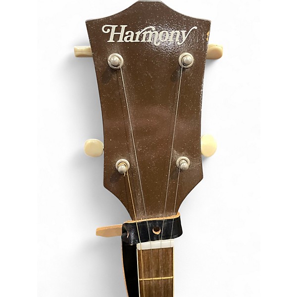 Vintage 1960s Harmony Folk Banjo Natural Banjo