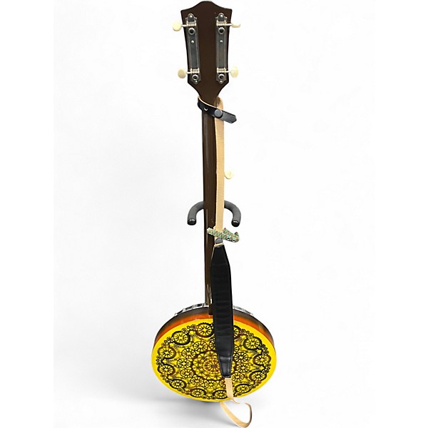 Vintage 1960s Harmony Folk Banjo Natural Banjo