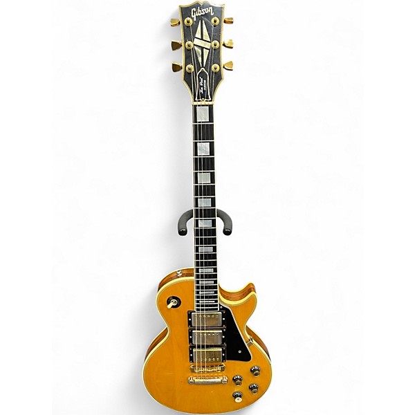 Vintage 1976 Gibson Les Paul Custom Natural Solid Body Electric Guitar