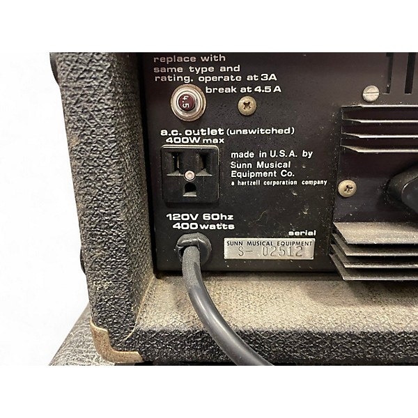 Used 1970s Sunn CONCERT BASS Bass Amp Head