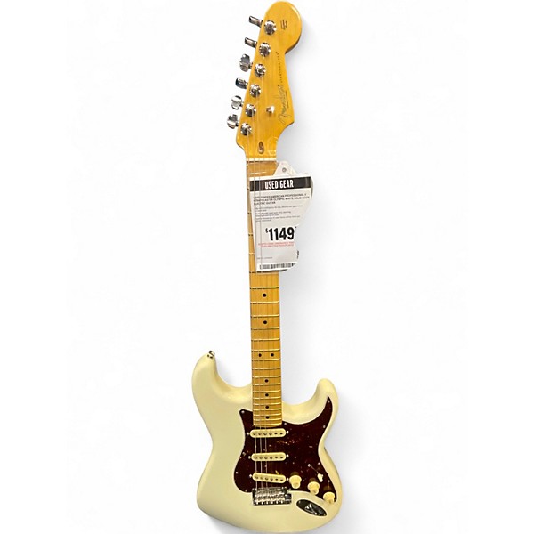 Used Fender American Professional II Stratocaster Olympic White Solid Body Electric Guitar