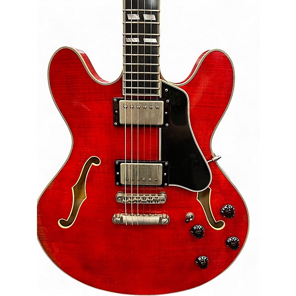 Used Eastman T59/V-RD Antique Red Hollow Body Electric Guitar