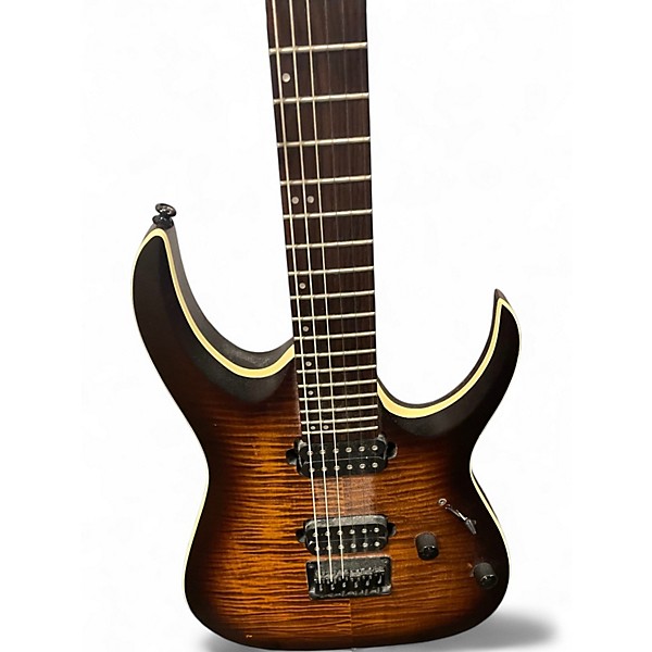Used Ibanez RGA42FM DRAGON EYE BRUST Solid Body Electric Guitar