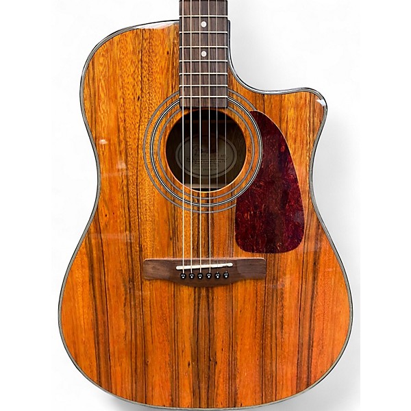 Used Fender CD220CE Natural Acoustic Guitar
