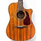 Used Fender CD220CE Natural Acoustic Guitar