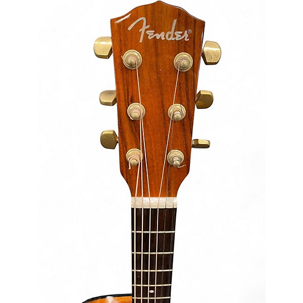 Used Fender CD220CE Natural Acoustic Guitar