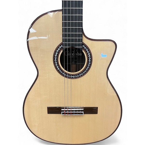 Used Cordoba GK Pro Negra Natural Classical Acoustic Electric Guitar