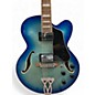Used Ibanez AF75 Blue Burst Hollow Body Electric Guitar