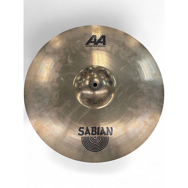 Used SABIAN 18in AA Raw Bell Crash Cymbal